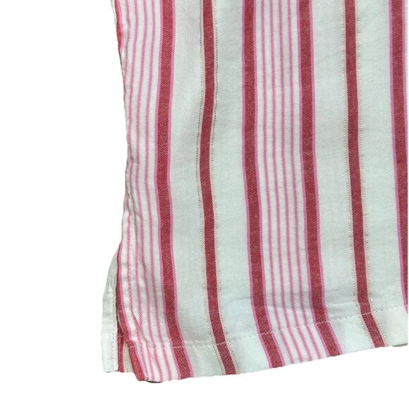 NWOT VICTORIA'S SECRET Flannel Pajama Cozy PJ Set Red Candy Cane Stripe M - Picture 10 of 15